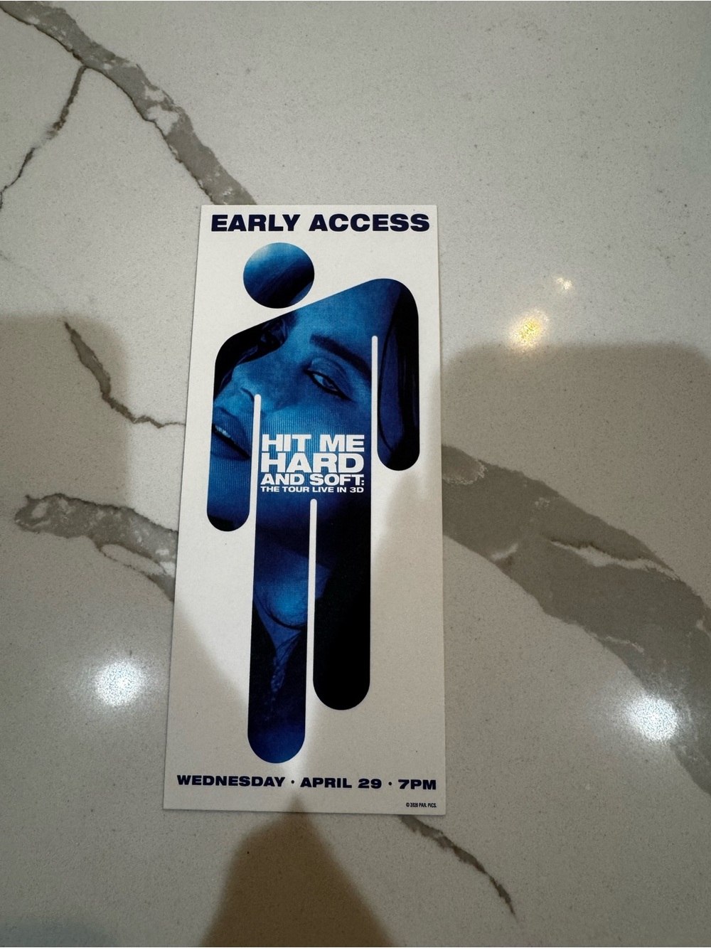 Billie Eilish early access Movie ticket